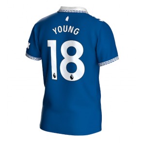 Everton Ashley Young #18 Koszulka Podstawowych 2023-24 Krótki Rękaw